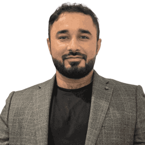 Portrait of Zubair Awan, Marketing Manager